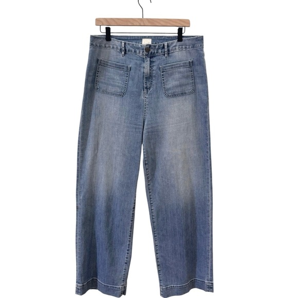 Ann Mashburn Coco Patch Pocket Jean in "7-Year Indigo Stretch Denim" Size 32 - Picture 7 of 16